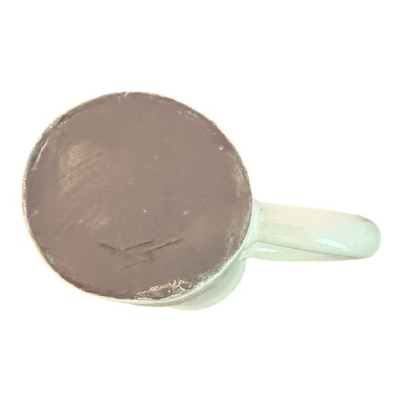 Allegretto Musical Pottery Mug With Musical Notes Design 6.25" Tall Beige, Black - Picture 8 of 8